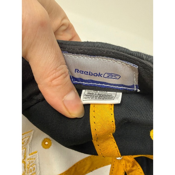 2006 NBA Champions Miami Heat Reebok Fitted Baseball Cap Black Yellow - Picture 4 of 6